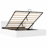 vidaXL Hydraulický posteľný rám+úložný priestor, LED, 180x200 cm – Obrázok 9