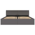vidaXL Hydraulický posteľný rám+úložný priestor, LED, 160x200 cm – Obrázok 6