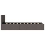 vidaXL Hydraulický posteľný rám+úložný priestor, látka 90x200 cm – Obrázok 5