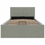 vidaXL Hydraulický posteľný rám+úložný priestor, látka 100x200 cm – Obrázok 5
