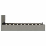 vidaXL Hydraulický posteľný rám+úložný priestor, látka 100x200 cm – Obrázok 6