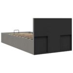 vidaXL Hydraulický posteľný rám+úložný priestor, látka 100x200 cm – Obrázok 7