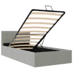 vidaXL Hydraulický posteľný rám+úložný priestor, látka 100x200 cm – Obrázok 8