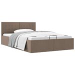 vidaXL Hydraulický posteľný rám+úložný priestor, látka 140x200 cm – Obrázok 2