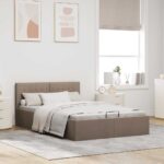 vidaXL Hydraulický posteľný rám+úložný priestor, látka 140x200 cm – Obrázok 4
