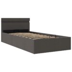 vidaXL Posteľný rám s hydraulickým odkladacím priestorom LED 90x200cm – Obrázok 3
