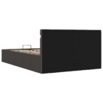 vidaXL Hydraulický posteľný rám+úložný priestor, LED, látka 120x200 cm – Obrázok 8