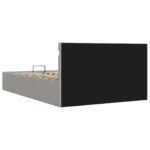 vidaXL Hydraulický posteľný rám+úložný priestor, LED, látka 120x200 cm – Obrázok 8