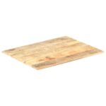 vidaXL Stolová doska, mangový masív 15-16 mm, 80x70 cm – Obrázok 4