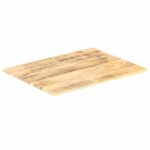 vidaXL Stolová doska, mangový masív 15-16 mm, 80x70 cm – Obrázok 5