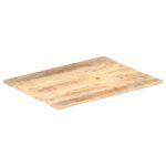 vidaXL Stolová doska, mangový masív 15-16 mm, 80x70 cm – Obrázok 7