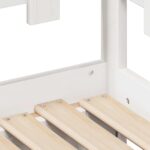 vidaXL Rozkladacia denná posteľ s matracmi bez matraca biela 90x190 cm – Obrázok 9