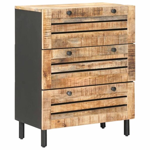 vidaXL Úložné skrine 2 ks 120 x 33 x 75 cm Masívne mango drevo – Obrázok 4