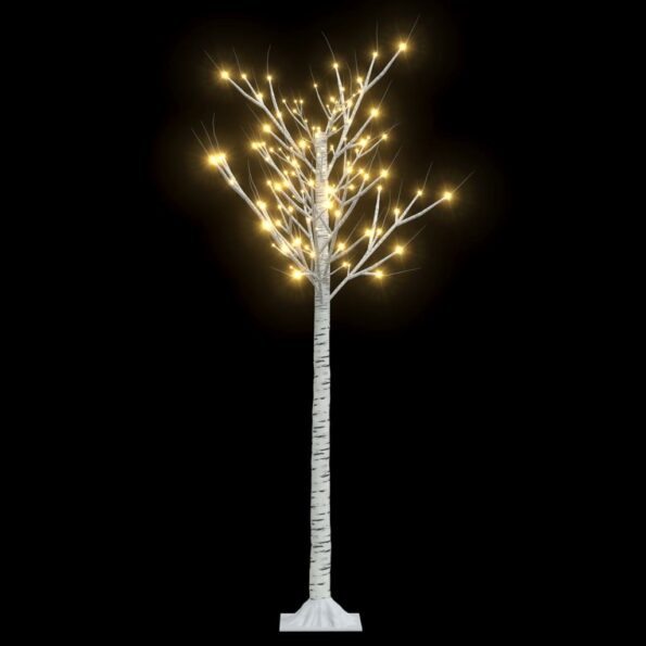 vidaXL Vianočný stromček/vŕba 156 LED 1,5 m, teplá biela, dovnútra/von – Obrázok 2