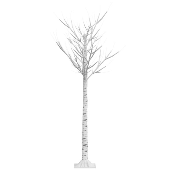 vidaXL Vianočný stromček/vŕba 156 LED 1,5 m, teplá biela, dovnútra/von – Obrázok 4
