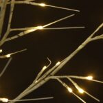 vidaXL Vianočný stromček/vŕba 156 LED 1,5 m, teplá biela, dovnútra/von – Obrázok 5