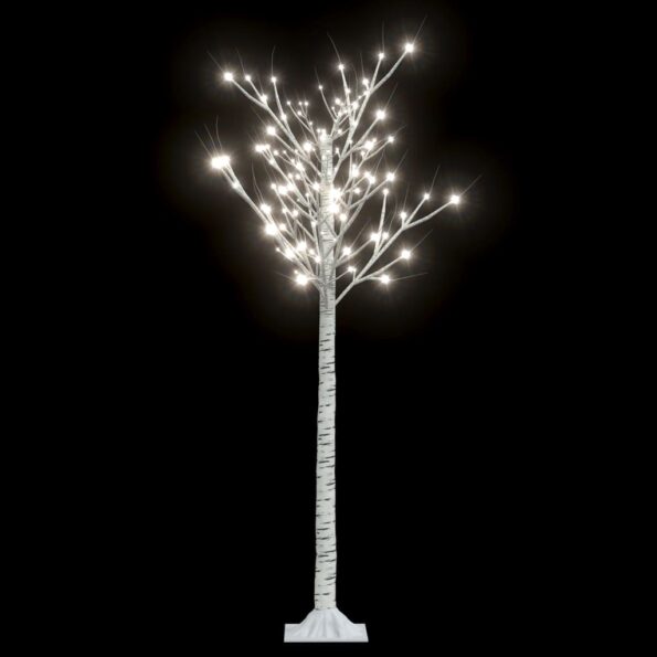vidaXL Vianočný stromček/vŕba 156 LED 1,5m studená biela, dovnútra/von – Obrázok 2