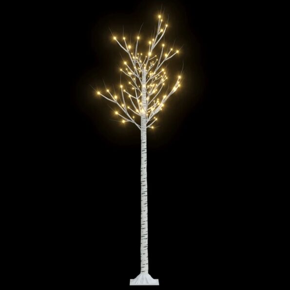 vidaXL Vianočný stromček/vŕba 200 LED 1,8 m, teplá biela, dovnútra/von – Obrázok 2