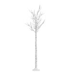 vidaXL Vianočný stromček/vŕba 200 LED 1,8 m studená biela dovnútra/von – Obrázok 4