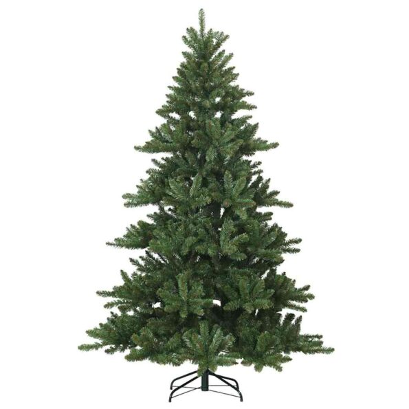vidaXL Umelý Sklápací Vianočný Stromček Zelená 210 cm PVC a oceľ – Obrázok 5