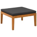 vidaXL 5 ks Záhradný lounge set s vankúšmi Prírodná – Obrázok 7