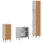 vidaXL 3-dielna skrinka do kúpeľne HAARLEM Kompozitné drevo – Obrázok 5