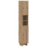 vidaXL Súprava kúpeľňových skríň v 4 kusoch EDE Dub artisan – Obrázok 5