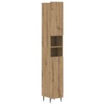 vidaXL Súprava kúpeľňových skríň v 4 kusoch ZWOLLE Dub artisan – Obrázok 5