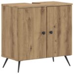 vidaXL Súprava kúpeľňových skríň v 2 kusoch BREDA Dub artisan – Obrázok 3