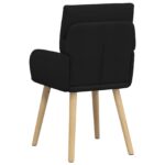 vidaXL Jedálenské stoličky 6 pcs Látka Čierna 60 x 56 x 96 cm – Obrázok 5