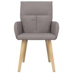 vidaXL Jedálenské stoličky 6 pcs Látka Sivohnedá 60 x 56 x 96 cm – Obrázok 3