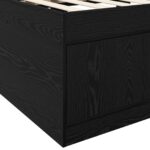 vidaXL Rám postele so skladom Čierny dub 80 x 200 cm Kompozitné drevo – Obrázok 7