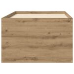 vidaXL Rám postele so skladom Dub artisan 80 x 200 cm Kompozitné drevo – Obrázok 4