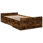 vidaXL Rám postele so skladom Dymový dub 80 x 200 cm Kompozitné drevo – Obrázok 3