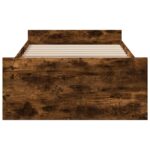 vidaXL Rám postele so skladom Dymový dub 80 x 200 cm Kompozitné drevo – Obrázok 4