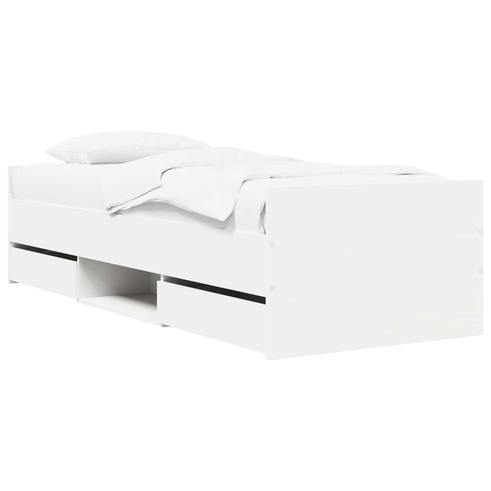 3429509_1.jpg vidaXL Rám postele so skladom Biela 80 x 200 cm Kompozitné drevo – Obrázok 1