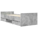 vidaXL Rám postele so skladom Betónovo sivá 80 x 200 cm – Obrázok 2