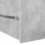 vidaXL Rám postele so skladom Betónovo sivá 80 x 200 cm – Obrázok 5