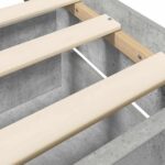 vidaXL Rám postele so skladom Betónovo sivá 80 x 200 cm – Obrázok 6