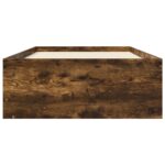 vidaXL Rám postele so skladom Dymový dub 80 x 200 cm Kompozitné drevo – Obrázok 4