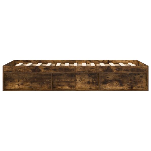vidaXL Rám postele so skladom Dymový dub 80 x 200 cm Kompozitné drevo – Obrázok 5