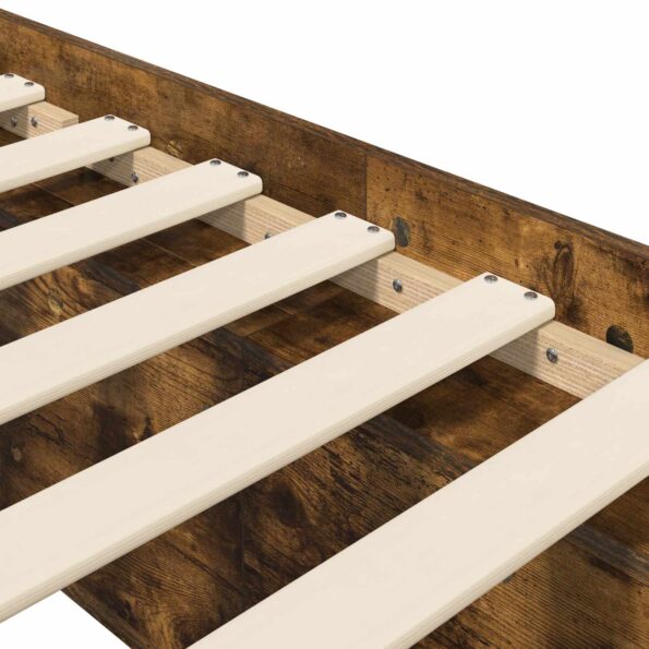 vidaXL Rám postele so skladom Dymový dub 80 x 200 cm Kompozitné drevo – Obrázok 7