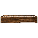 vidaXL Rám postele so skladom Dymový dub 80 x 200 cm Kompozitné drevo – Obrázok 5