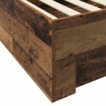 vidaXL Rám postele so skladom Staré drevo 80 x 200 cm Kompozitné drevo – Obrázok 5