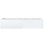 vidaXL Rám postele na podlahe Biela 80 x 200 cm Kompozitné drevo – Obrázok 5
