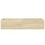 vidaXL Rám postele na podlahe Dub sonoma 80 x 200 cm Kompozitné drevo – Obrázok 5