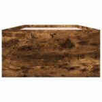 vidaXL Rám postele na podlahe Dymový dub 80 x 200 cm Kompozitné drevo – Obrázok 4