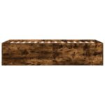 vidaXL Rám postele na podlahe Dymový dub 80 x 200 cm Kompozitné drevo – Obrázok 5
