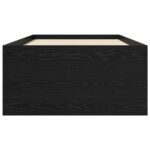 vidaXL Rám postele na podlahe Čierny dub 80 x 200 cm Kompozitné drevo – Obrázok 4