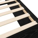 vidaXL Rám postele na podlahe Čierny dub 80 x 200 cm Kompozitné drevo – Obrázok 7